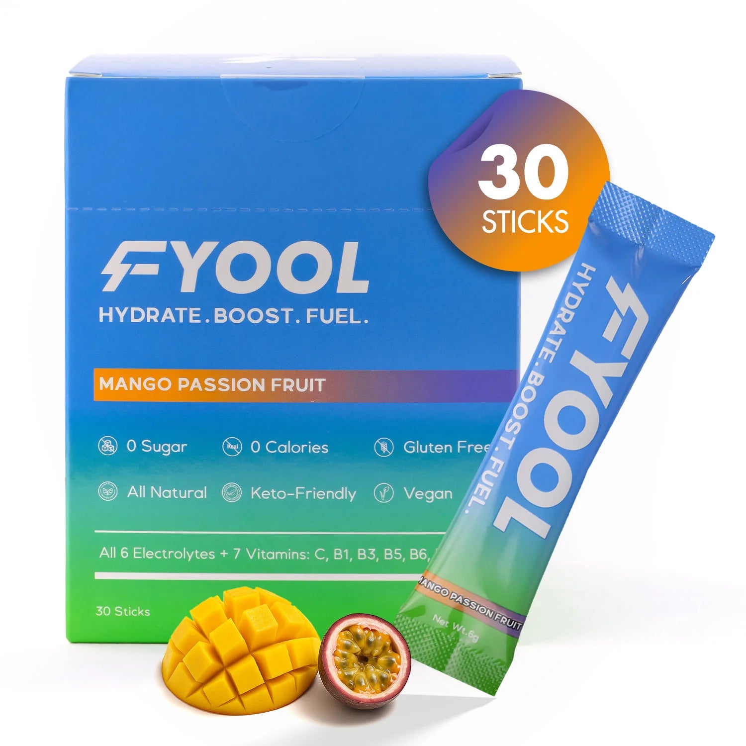 Mango Passion Fruit Electrolyte Drink
