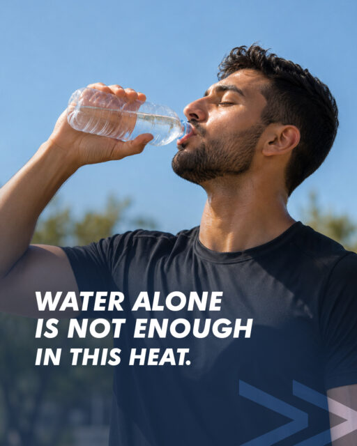 You are drinking water all day and still feel drained. Here is why.When you sweat, you lose electrolytes, not just water. Topping up with plain water only gets you halfway. One Fyool puts back the 6 electrolytes and 7 vitamins you actually lose, with zero sugar.Save this for the next heatwave. #fyooldifferent